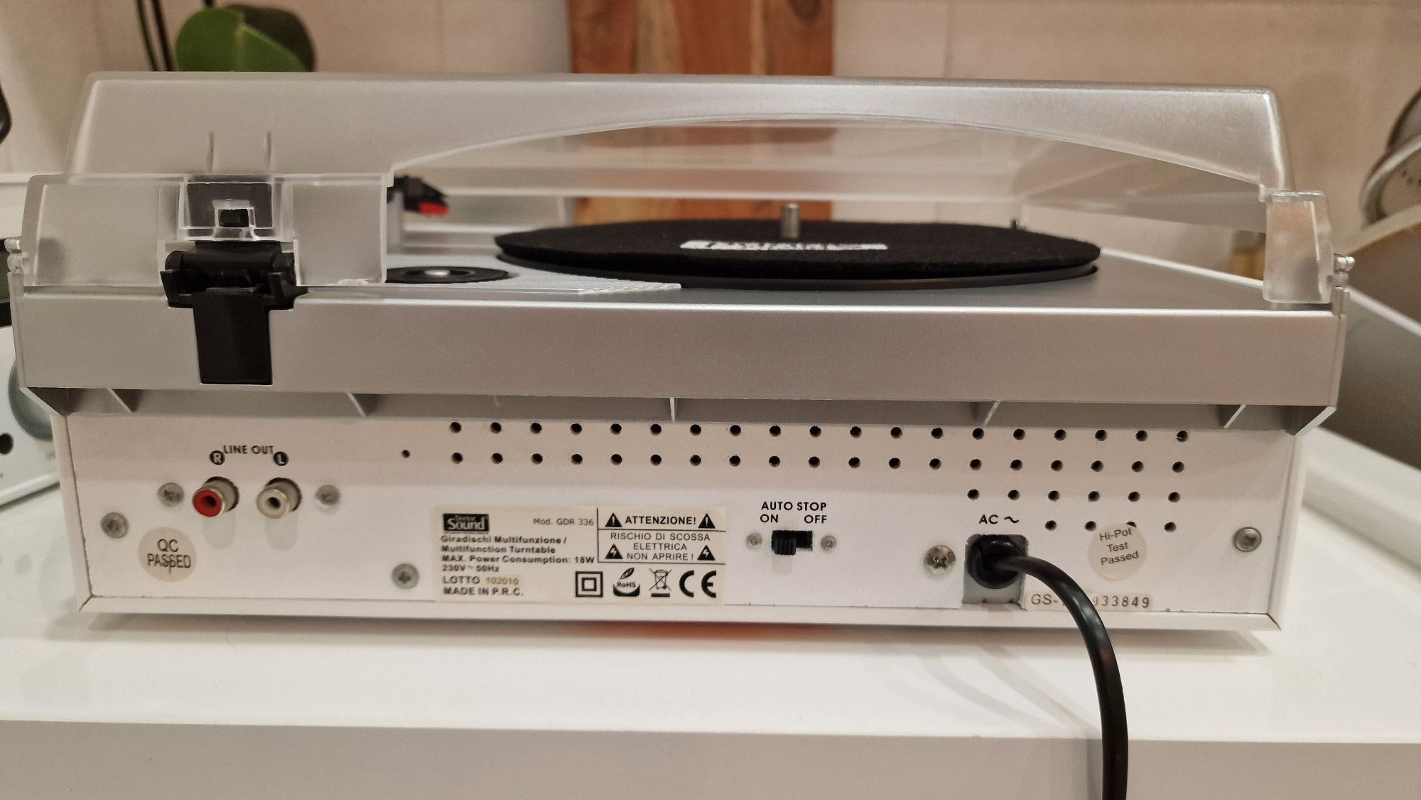 Leitor de vinil e cassetes da Doctor Sound