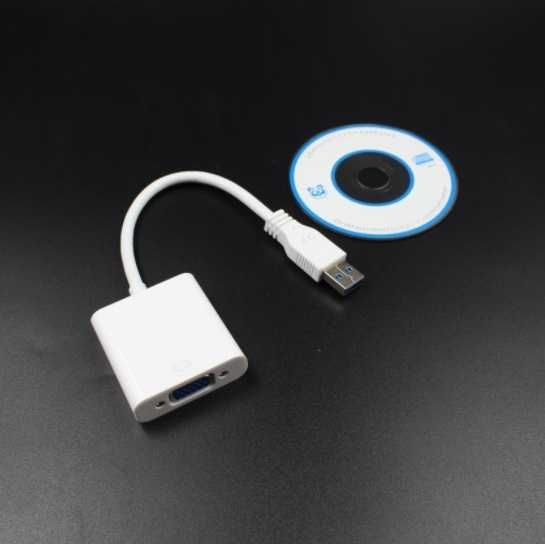 Внешняя видеокарта USB 3.0 (совместима с 2.0) в VGA (Новая)