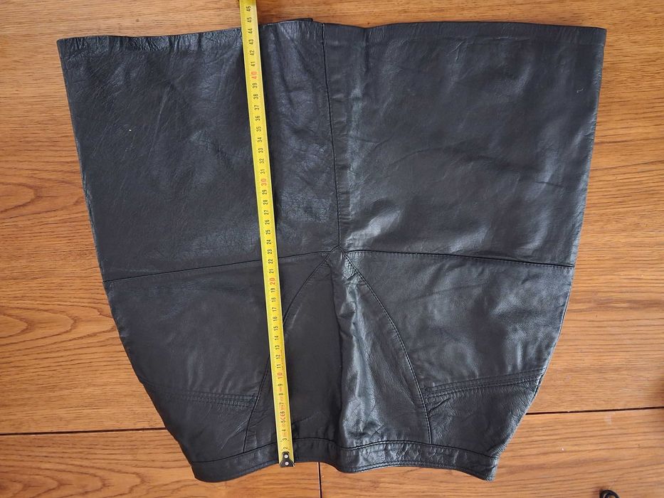 Spódnica, spódniczka mini. Naturalna skóra