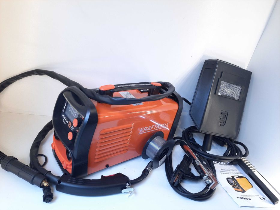 Migomat Spawarka Mig 250A - MMA / FLUX / FCAW - 3w1 z DRUTEM KD1875