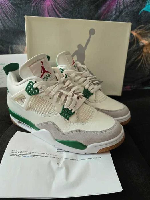 "Buty koszykówki "Nike_Air_Jordan 4_Retro_tour_Pine_Green_Roz.43