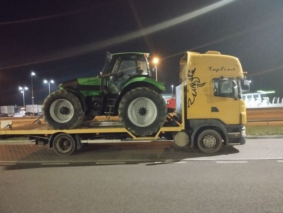 Transport  niskopodwozie maszyn rolniczych budowlanych łodzi itp
