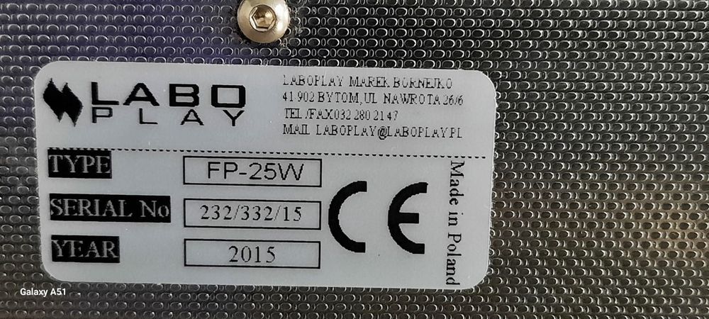 Sterylizatora Labo Play model FP-25W