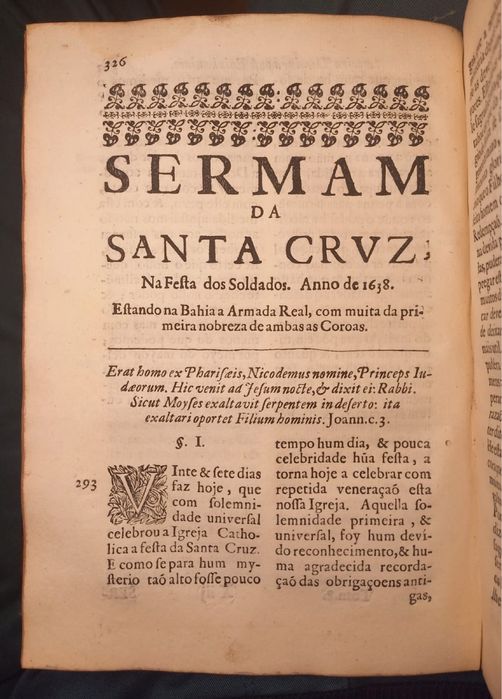 1.ª edição 1690 Sermões do Padre Antonio Vieira, Sexta Parte