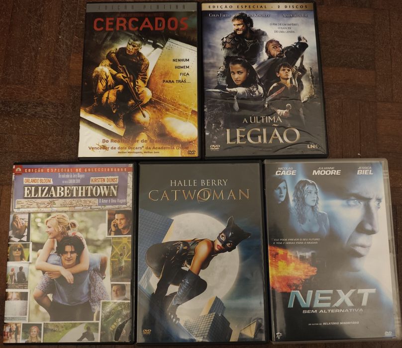 Lote 5 DVD’s Originais – Aventura e Drama