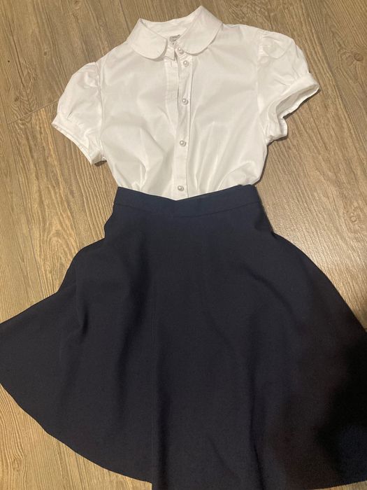 Шкільна спідниця  юбка Helen-A синя Зріст 146-150