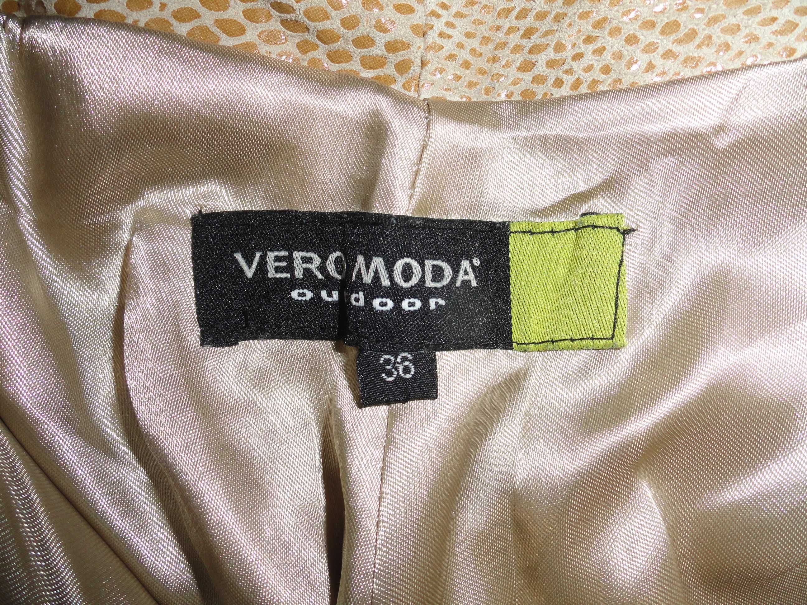 Кожаные брюки штаны «Vero Moda» (натуральная кожа лайка)