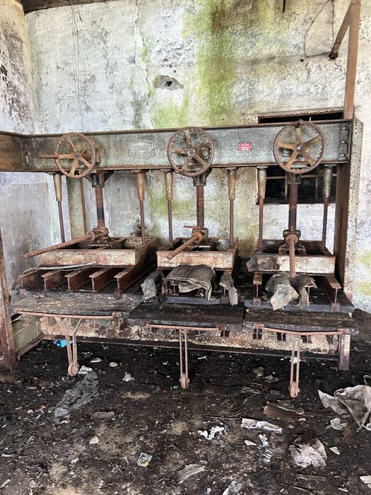 Prensa de ferro maciço Antiga