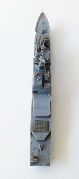 Kit montado modelismo 1/700 plástico de Cruzador classe "Ticonderoga"