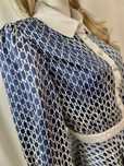 Marciano guess elegancka sukienka monogram granatowa navy klasyka