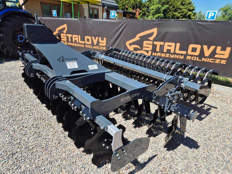 Brona talerzowa MEGA PLUS 2,5-3,0m talerze 560mm regulacja talerzówka