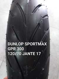pneu novo mota 120/70/17 dunlop sportmax gpr 300