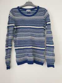 sweterek azurowy bawelna S