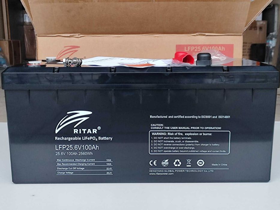 Гарантия 2 года Аккумулятор Литий-железо-фосфатный LiFePo4 100Ah 24В v