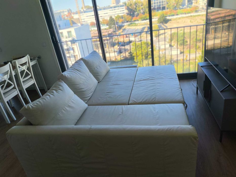 Sofá-Cama IKEA Friheten em Branco Único