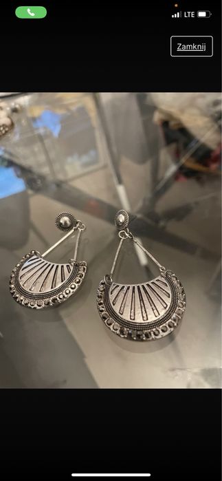 Kolczyki posrebrzane 10zl