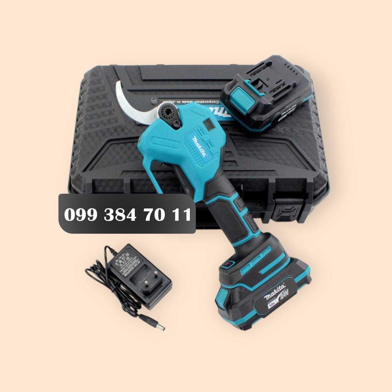 Акумуляторний секатор Makita DUP400 індикатором різів + підсвічування