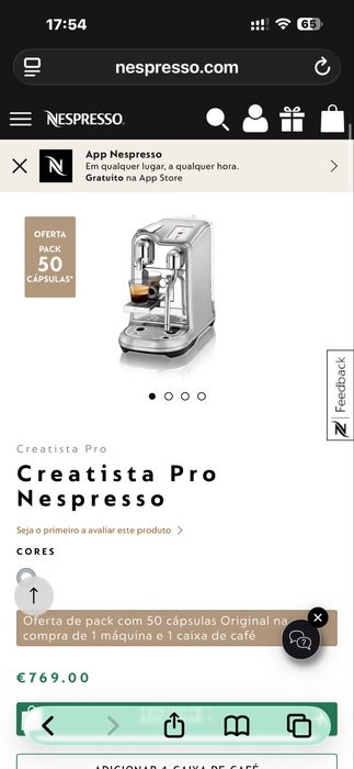 Maquina cafe nespresso