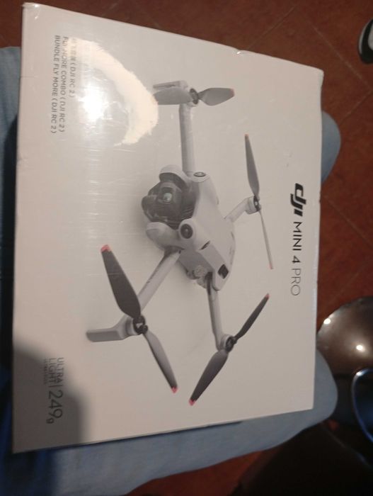 Drone dji mini 4 pro novo nunca usado