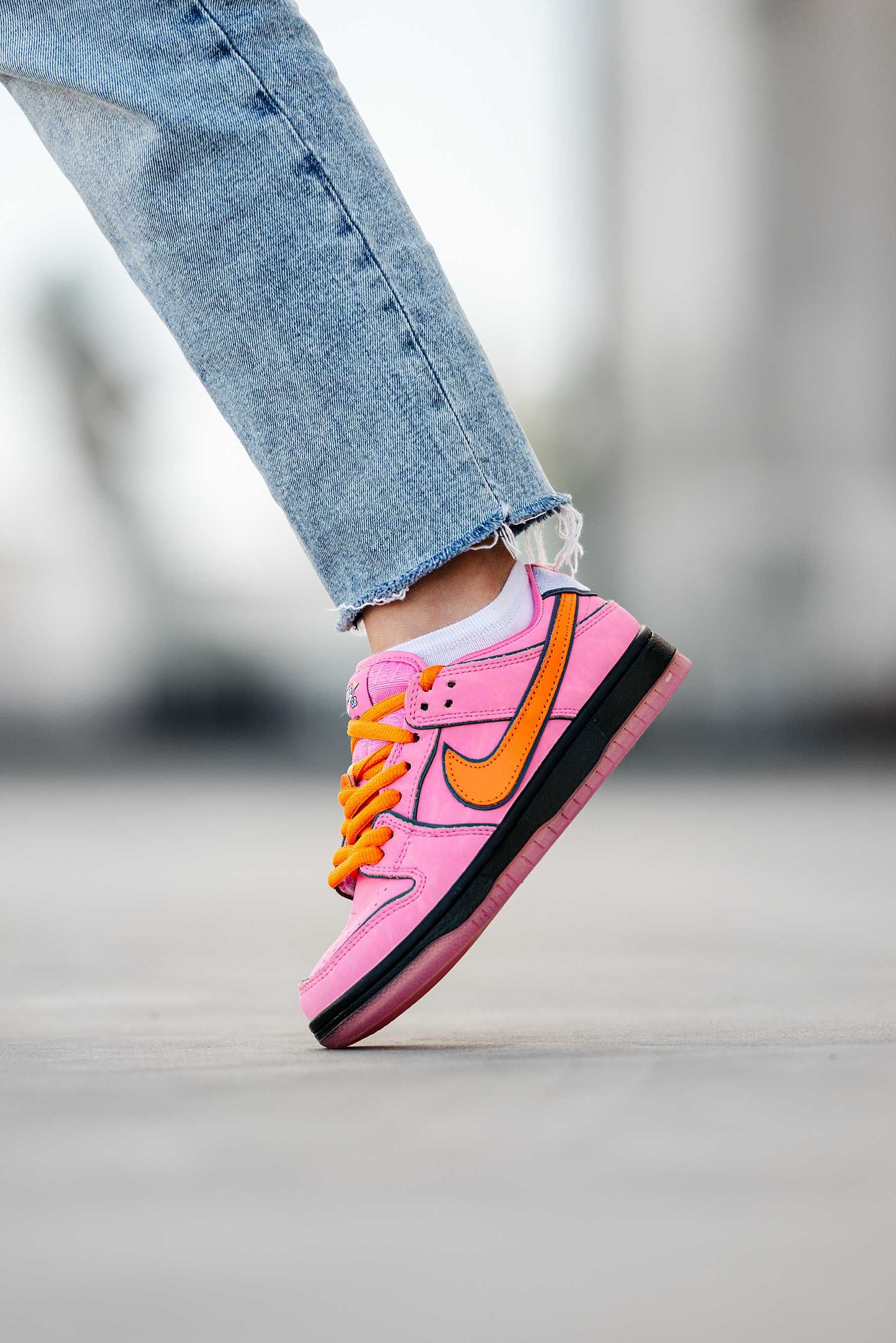 Кроссовки Nike SB Dunk Low x Powerpuff Girls Pink