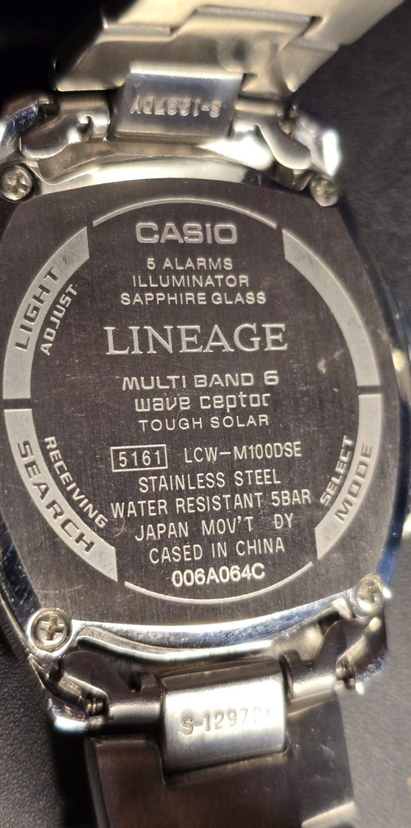 Коллекционные часы Casio LCW M100DSE wave ceptor tough Solar годинник