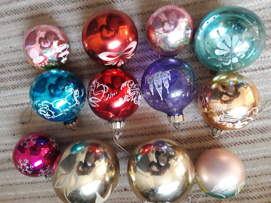 Новогодние игрушки. Советские.