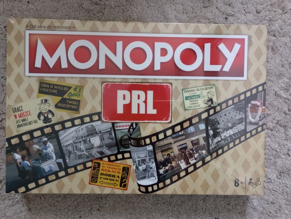 Monopoly PRL nowa gra planszowa folia