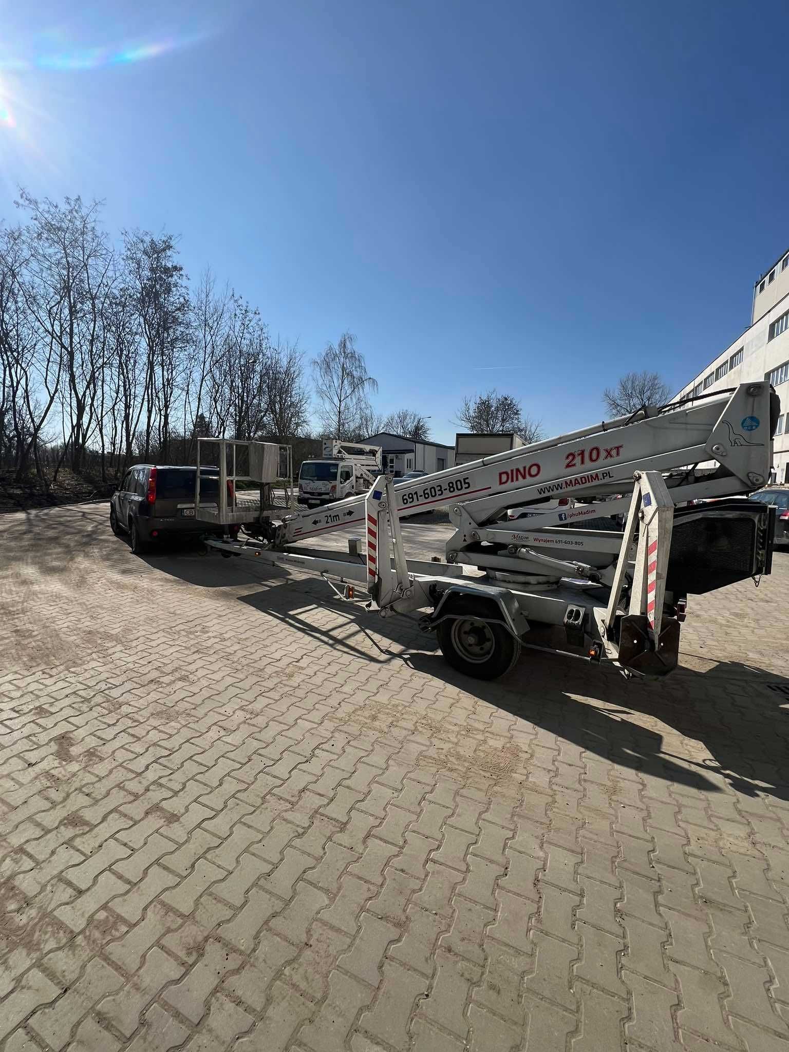 DINO 210 XT - Podnośnik koszowy na przyczepie - 21 metrów - Bydgoszcz