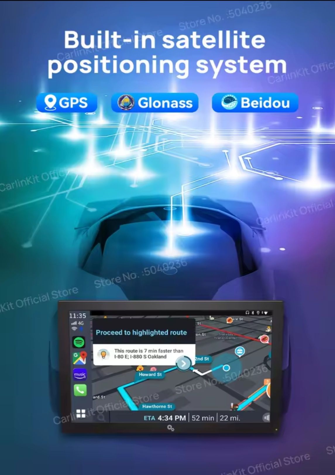 Android 13 Carlinkit Car Play Tbox-Ambient