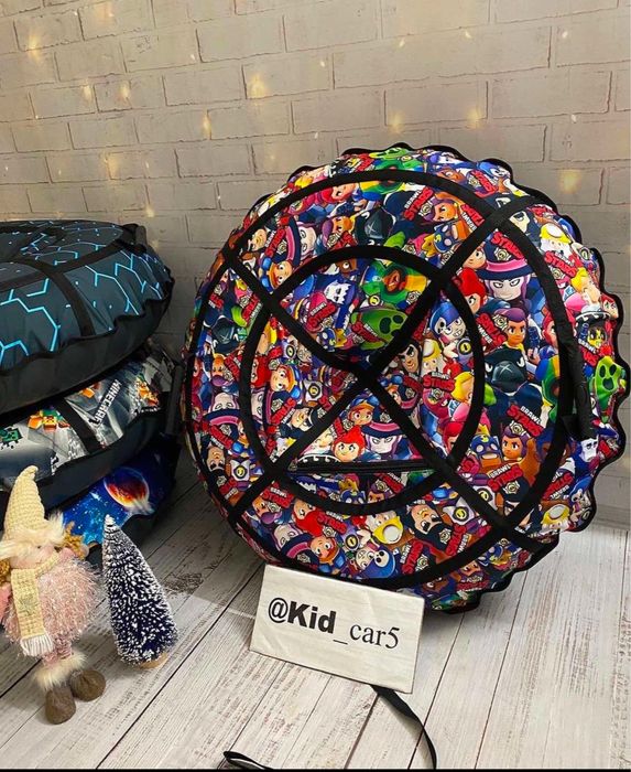 Надувний Тюбінг тюба надувна плюшка надувні санки ватрушка