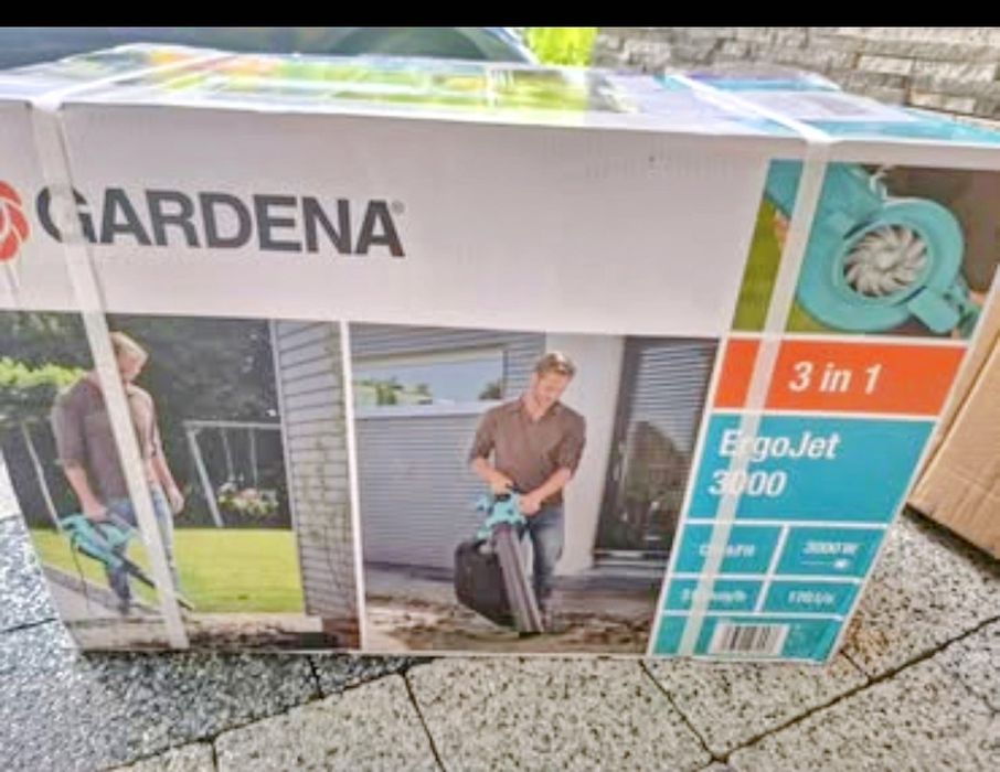 Dmuchawa odkurzacz gardena Ergo Jet 3000 metalowy wirnik GWARANCJA
