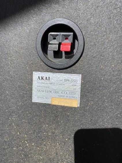 colunas Hi-Fi, AKAY, 3 vias, 50W