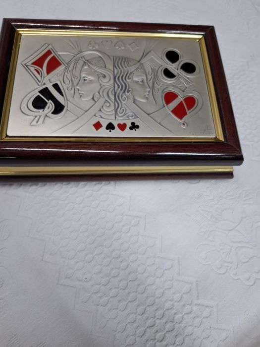 Caixa de prata de jogo