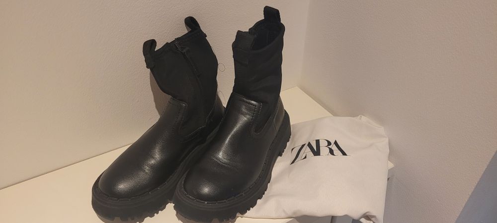 Botas menimo Zara pele