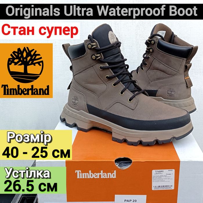 Зимові. З Магазина.  Timberland Originals Ultra Waterproof Boot