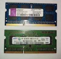 Оперативная память для ноутбука 2+1 gb pc3-10600s