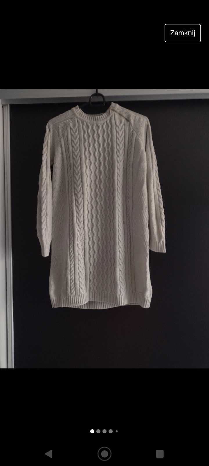 Gruby damski sweter