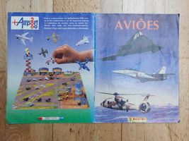 Caderneta de cromos "Aviões" - Completa