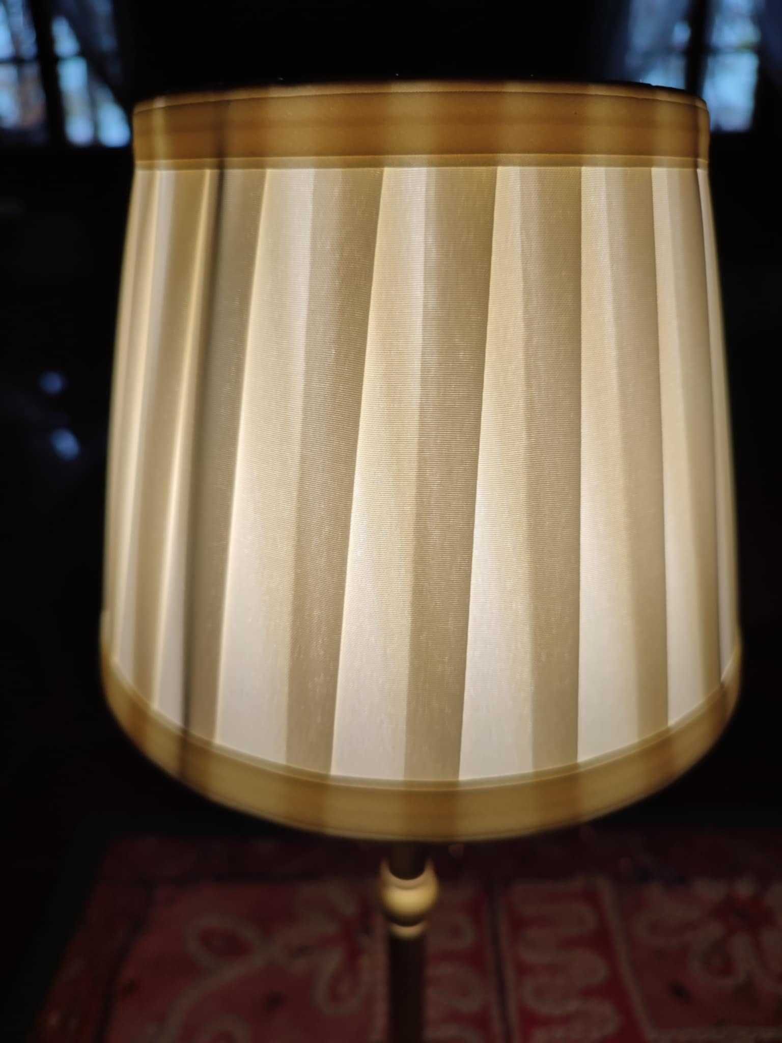 Lampa bez kabla, ładowana przez USB, abażur, styl vintage, wys. 40 cm