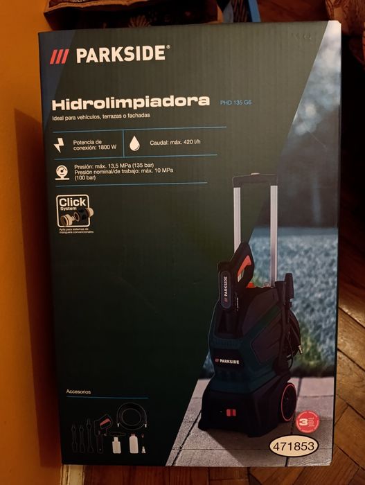 Lavadora alta pressão Parkside Lidl 1800W