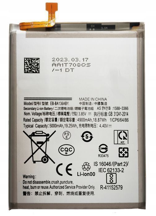 Nowa Bateria Eb-Ba136Aby Do Samsung Galaxy A13 5G A136