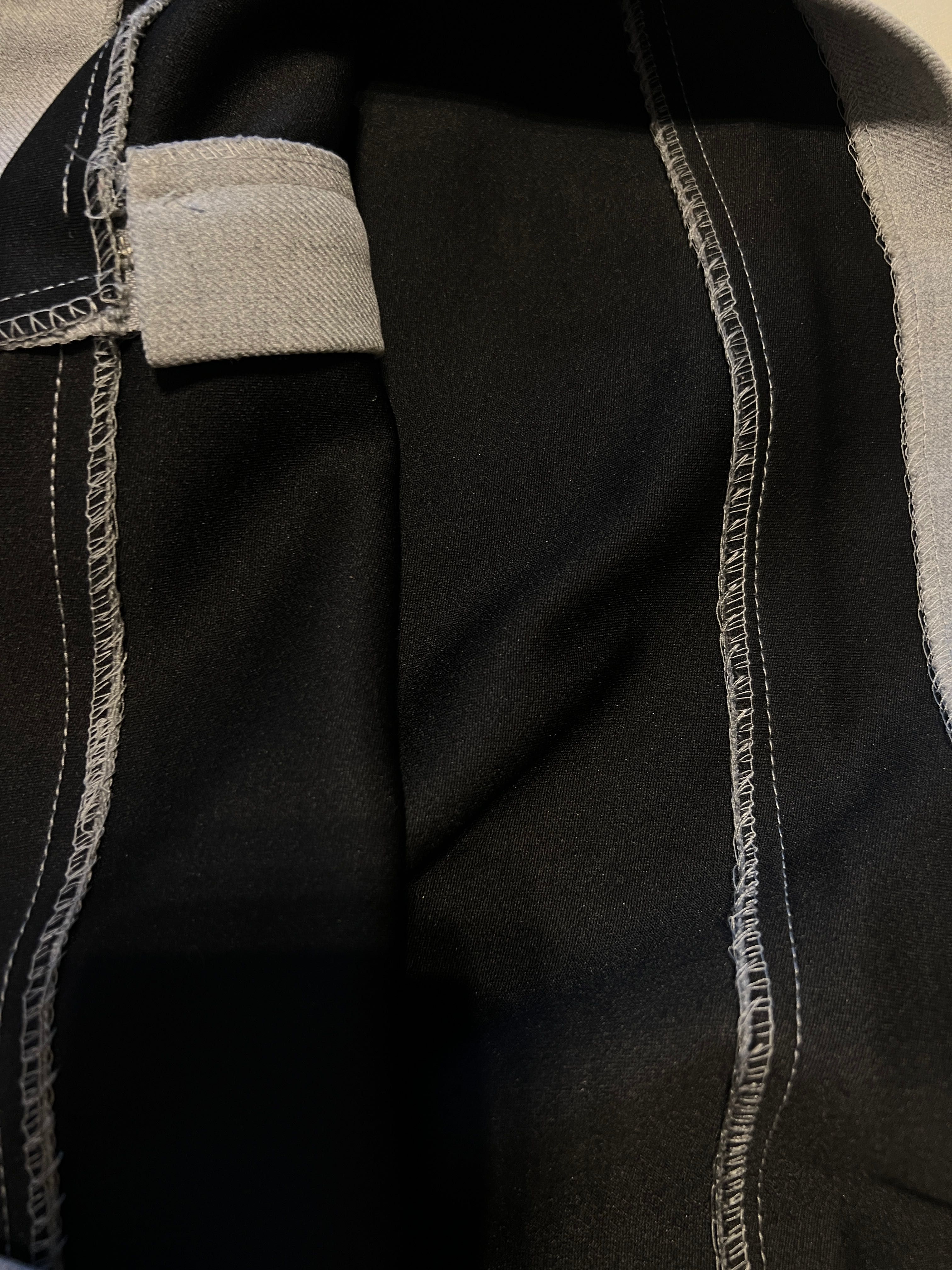 Szara spódniczka jesień H&M 42, mini spódniczka asymetryczna y2k, 00s