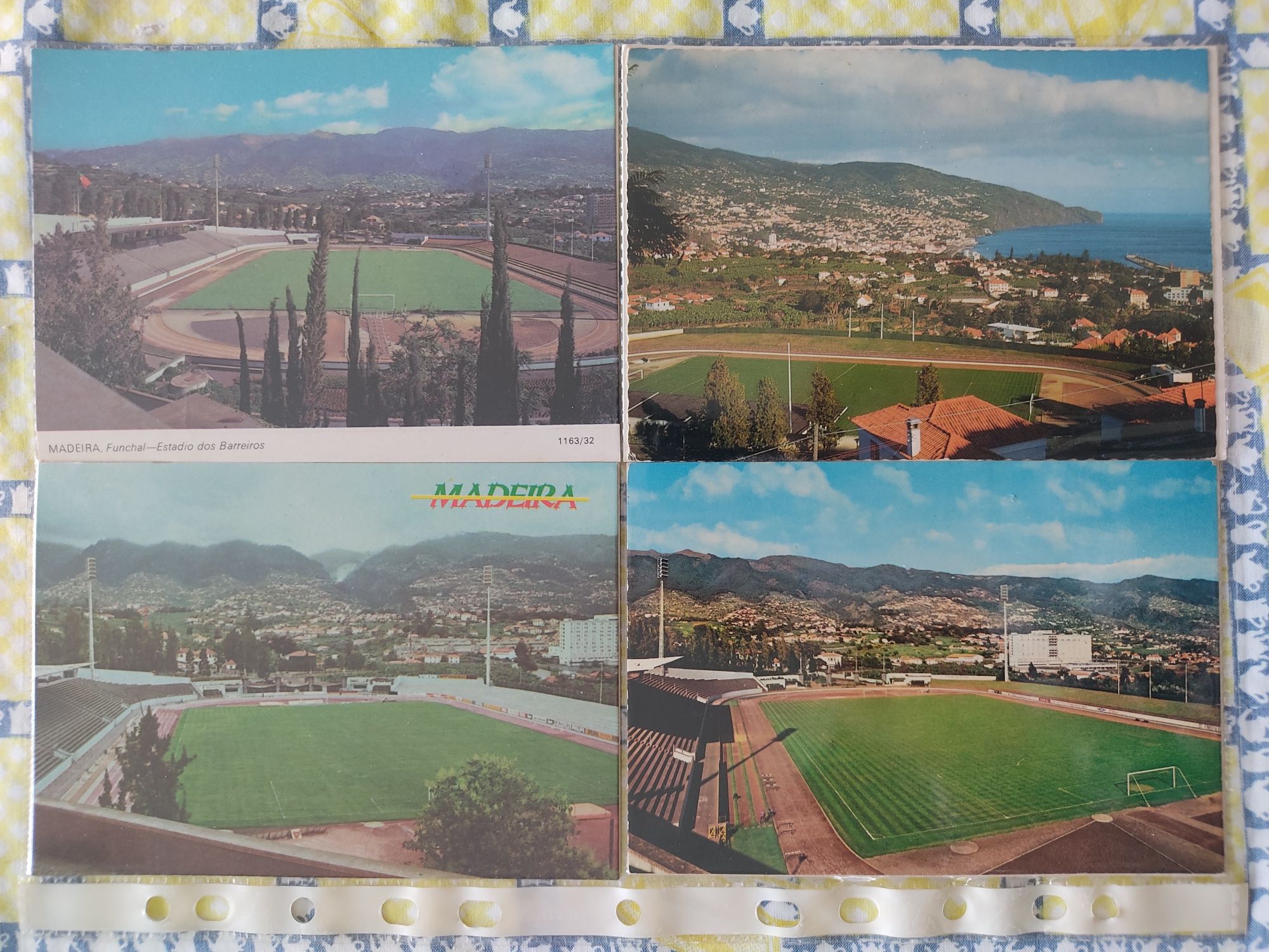 13 postais do estádio dos Barreiros Funchal Madeira