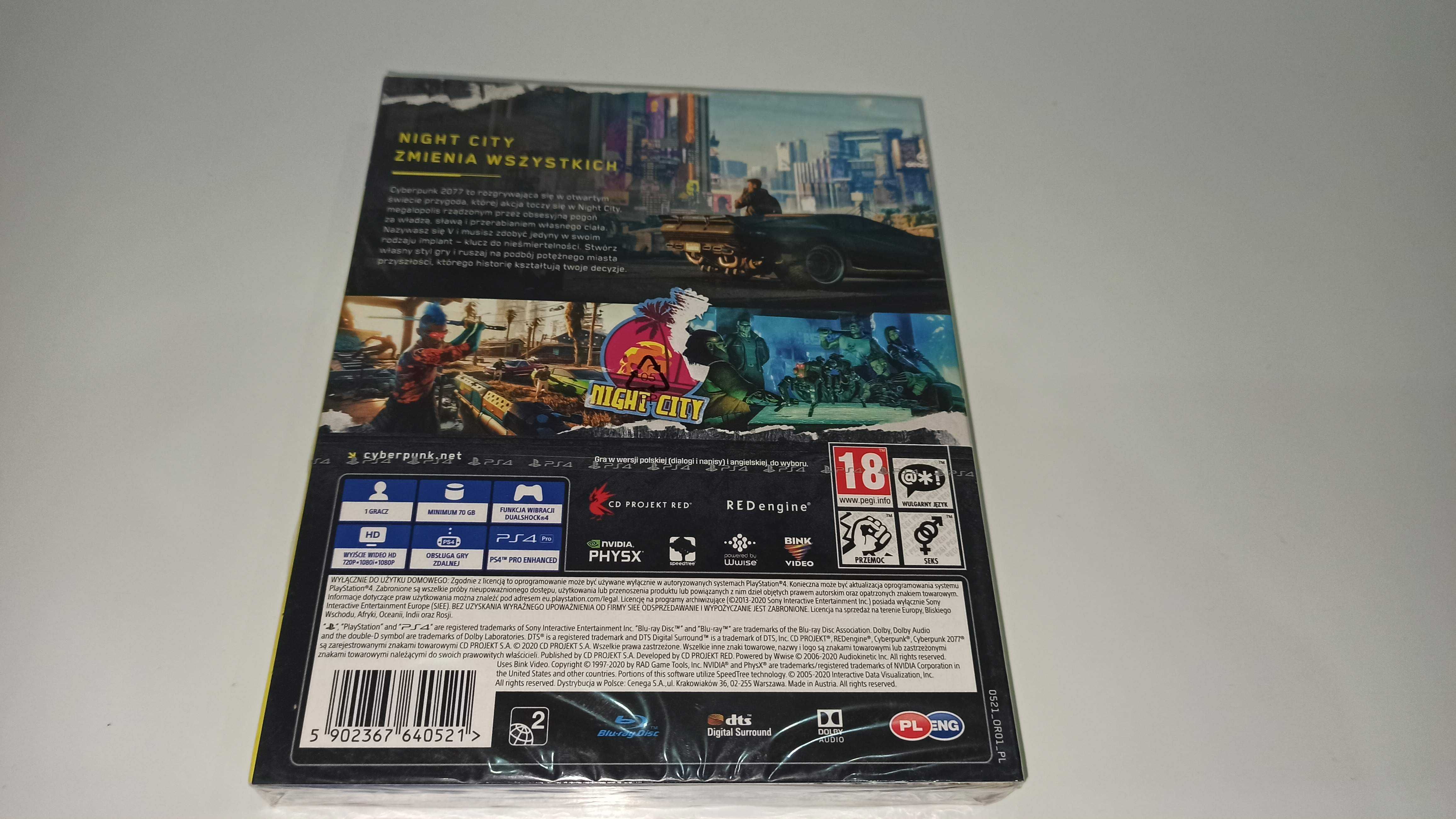 ps4 ps5 CYBERPUNK 2077 po polsku cyberpank 2077 komplet NOWA! BIG BOX