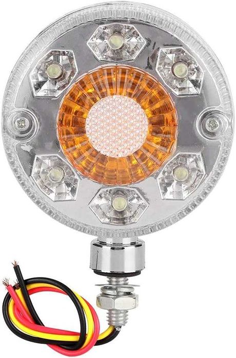 Boczne światło obrysowe LED 24V czerwono-żółte 2 szt