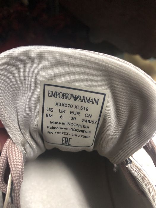 Sapatilhas de senhora Emporio Armani