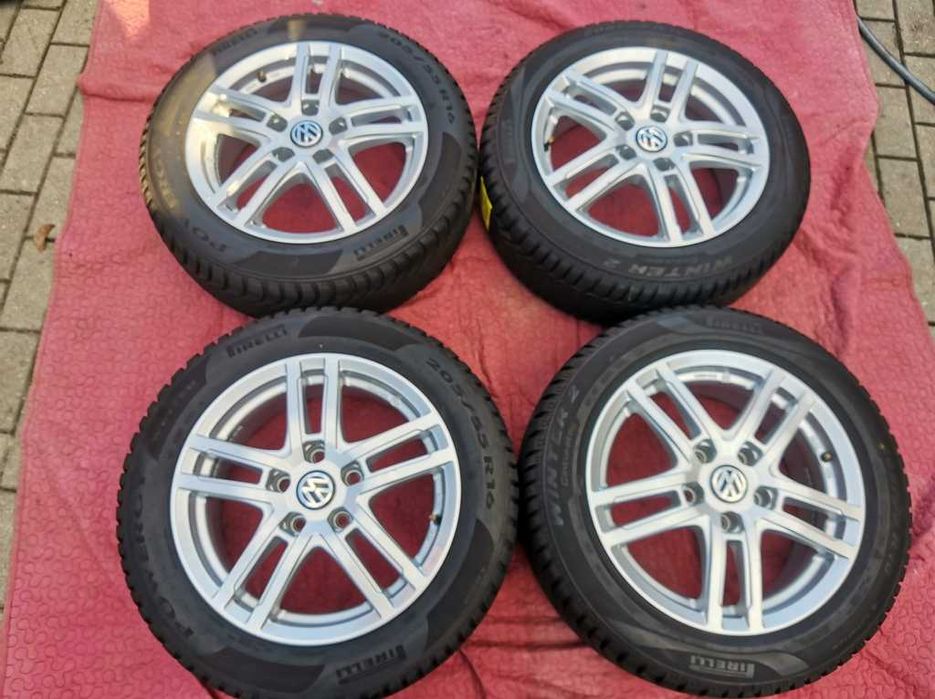 KOŁA zima 16' VW PASSAT GOLF TOURAN SHARAN - 5x112 - 205/55/16 - 24r