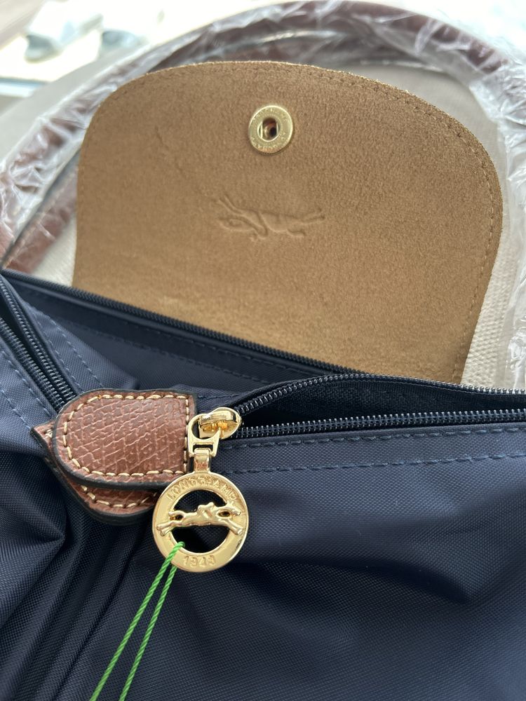 Longchamp torebka granatowa L