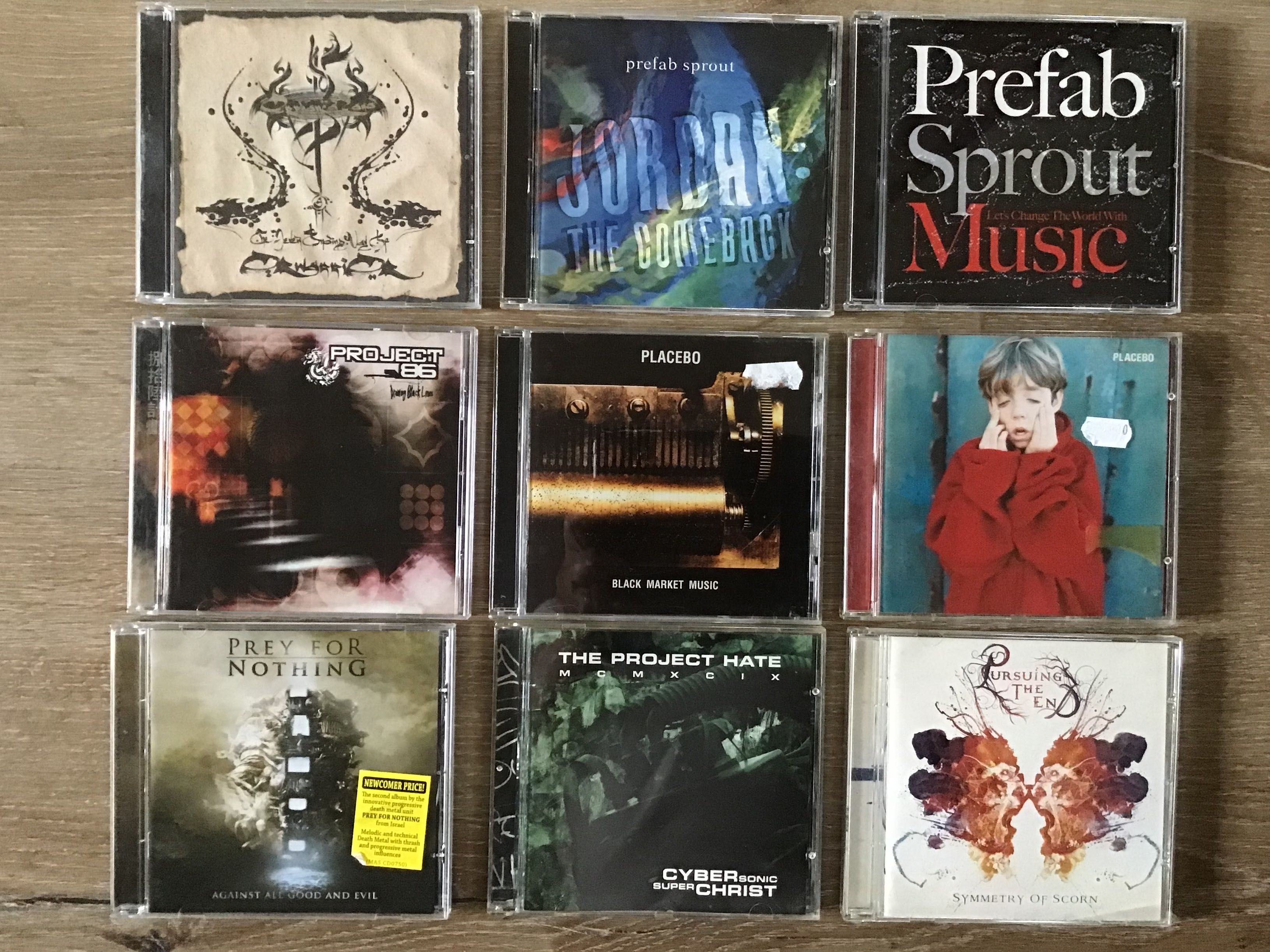 CDs metal , rock letra O + P Actualizada