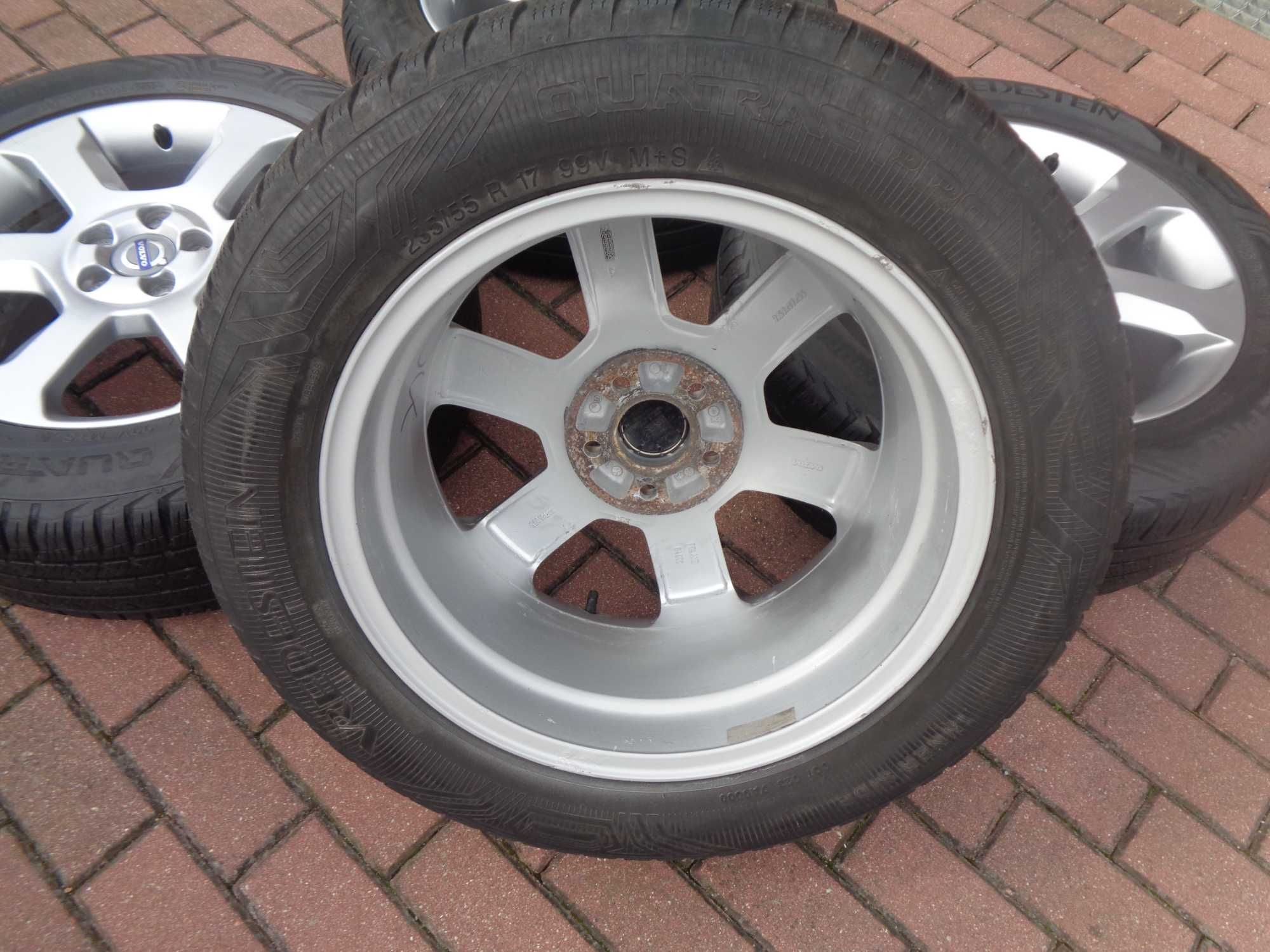 Alufelgi 17 Volvo Xc70 z oponami 235/55/17 20r 5/6mm ORG sr 63,3mm